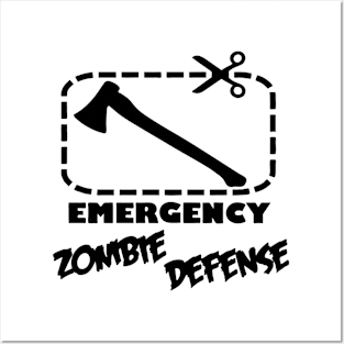 Emergency Zombie Defense Posters and Art